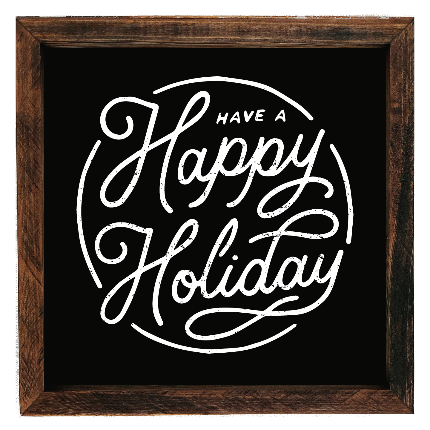 Southern Mesa Trading Co. - Wholesale Sign - Happy Holiday Wood Sign 5