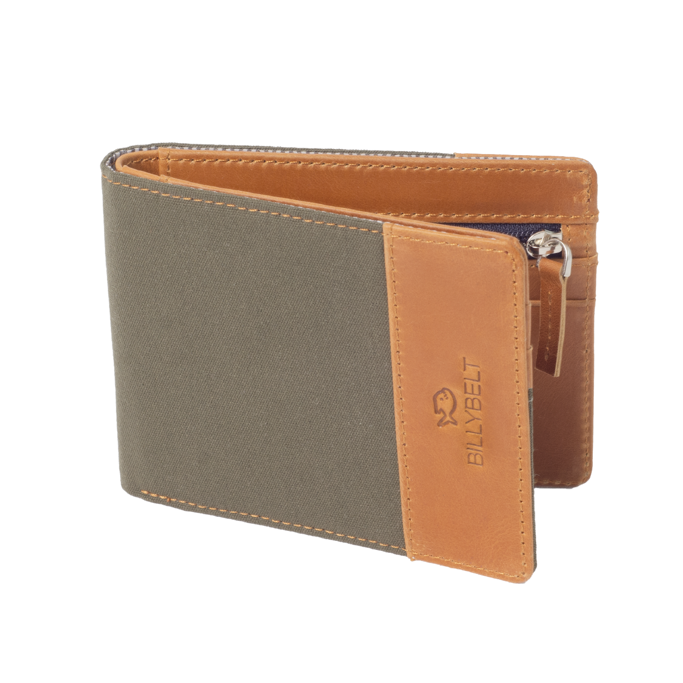 BILLYBELT - Wholesale Wallet - Men's - Leather Wallet - Khaki5