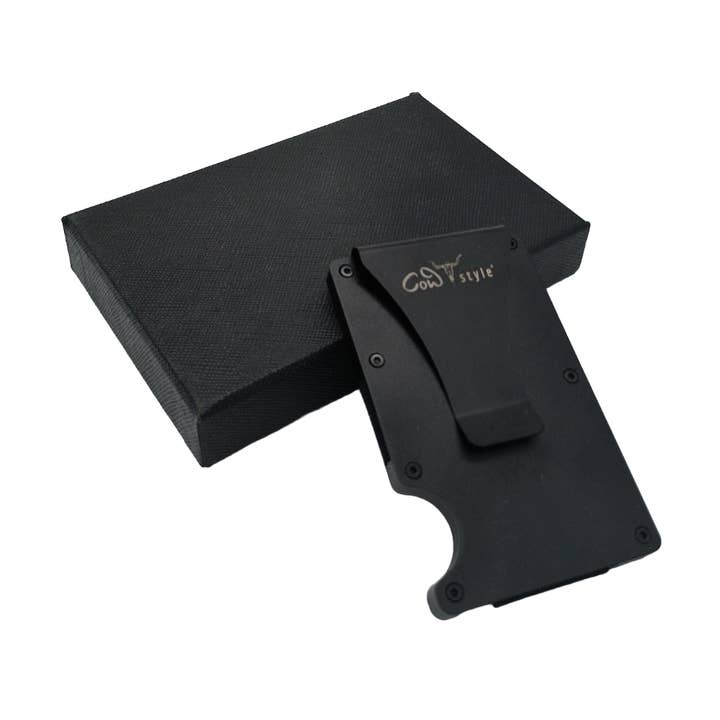 Cartera delgada | negra para venta al por mayor de COWstyle