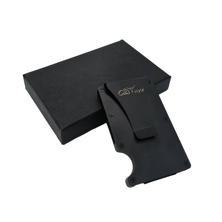 Portefeuille Slim | noir pour la vente par COWstyle