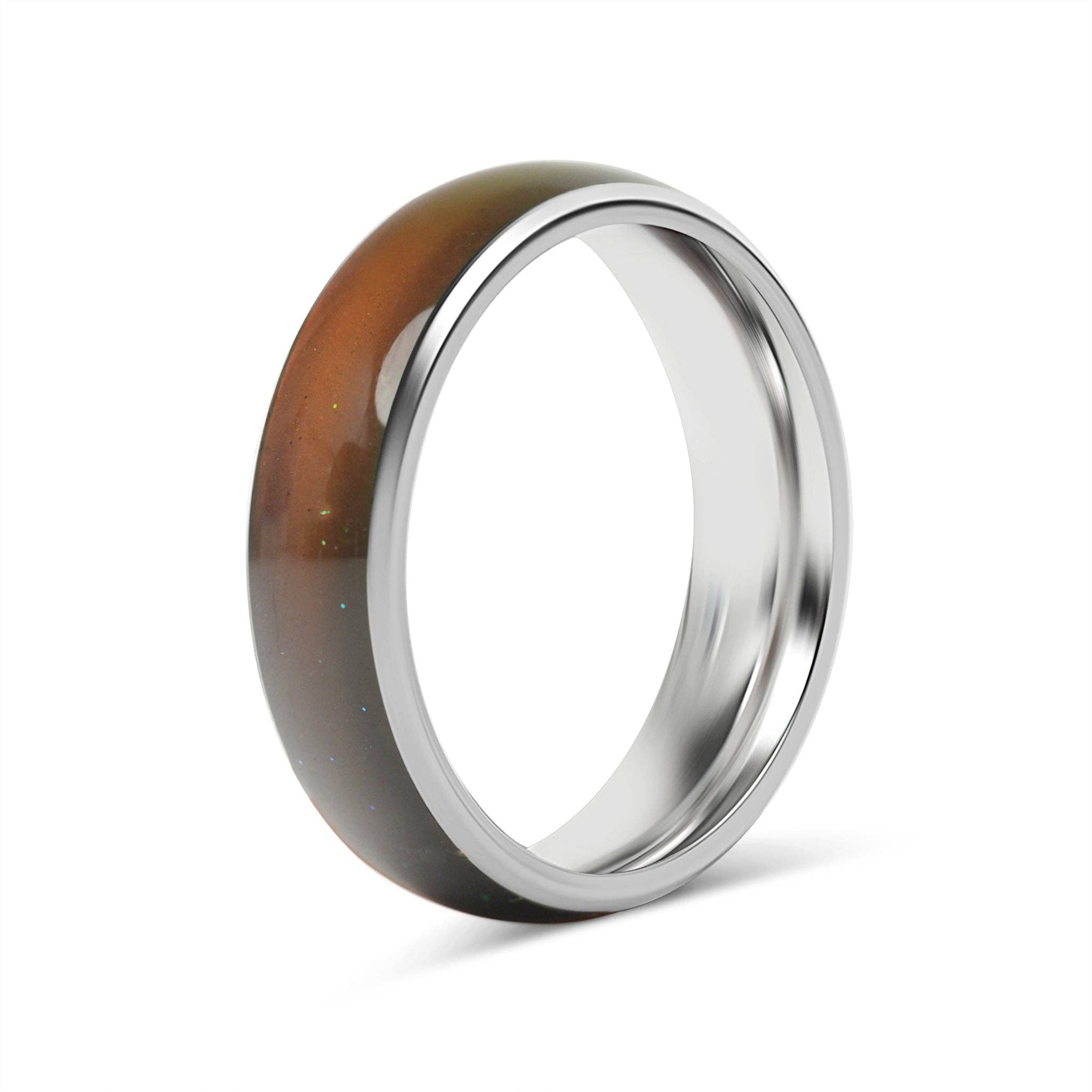 WJW - Wholesale Band/Stacked Ring - Mood Band Stainless Steel Ring0
