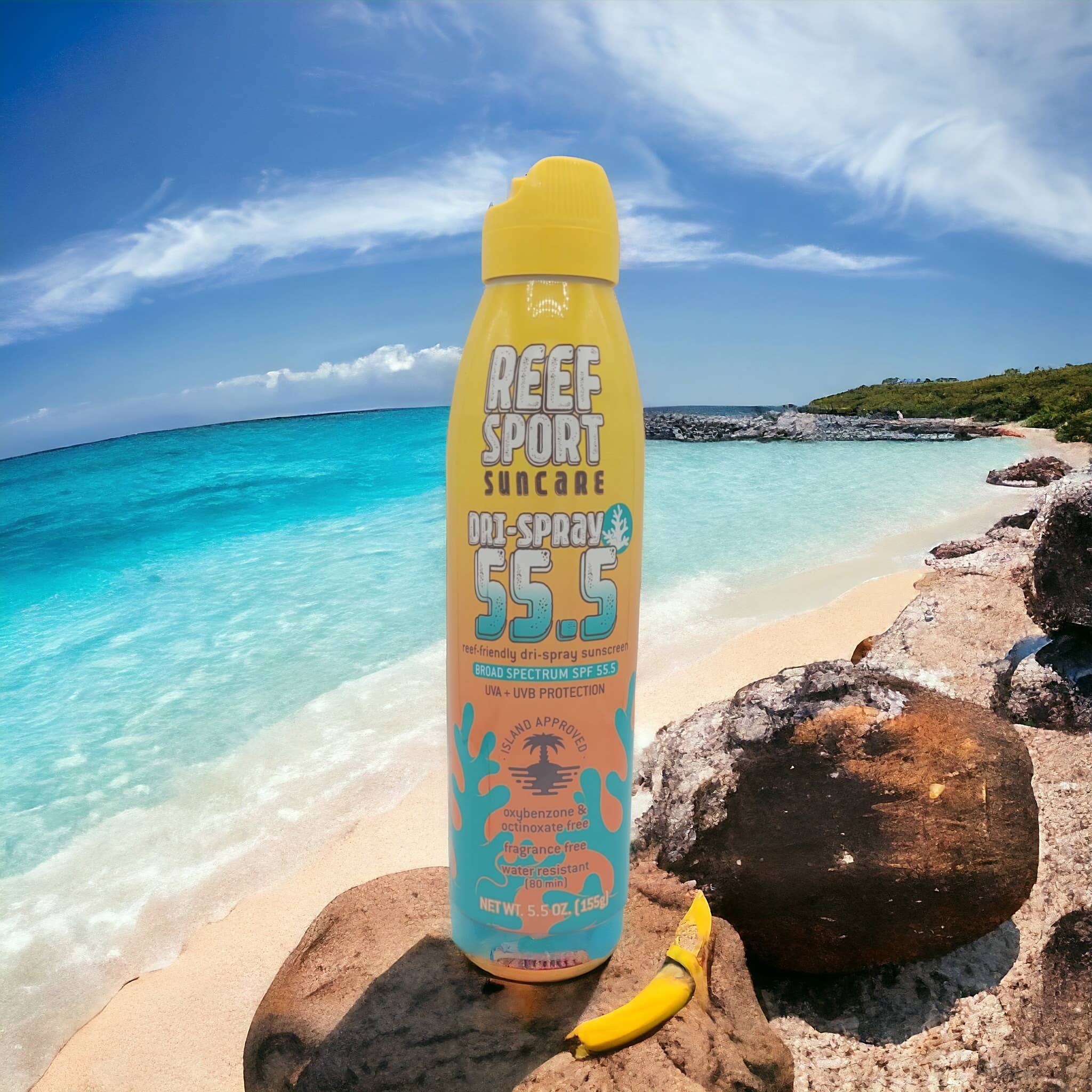 Reef Sport Suncare - Wholesale Sunscreen - REEF DRI-SPRAY SPF 55.5 - 6oz