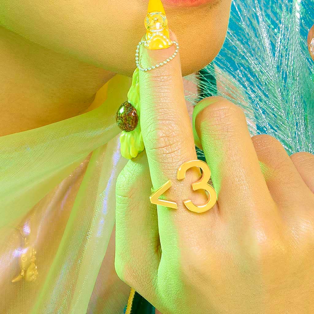 STUDIOCULT - Wholesale Band/Stacked Ring - Less Than Three Ring13