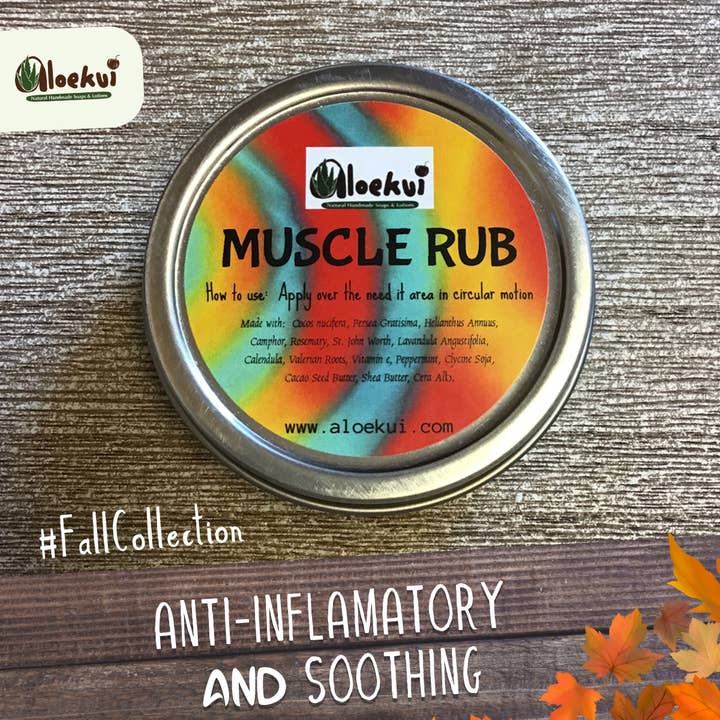 Muscle Rub Balm for wholesale by Aloekui,llc