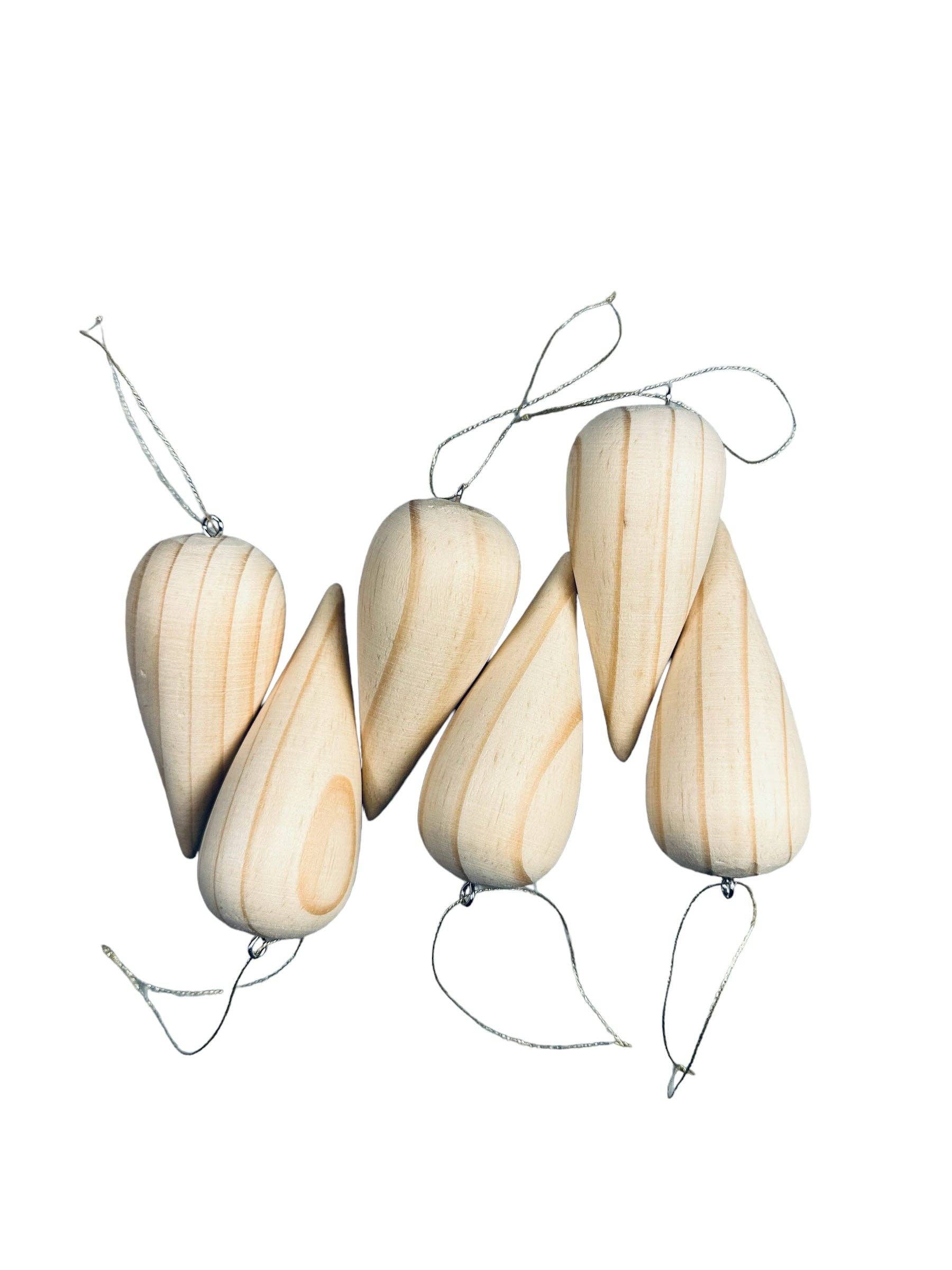 The African Home Goods - Vendita all'ingrosso Set di decorazioni  - Ornamenti tradizionali in legno intagliato, decorazioni o decorazioni festive, naturali0