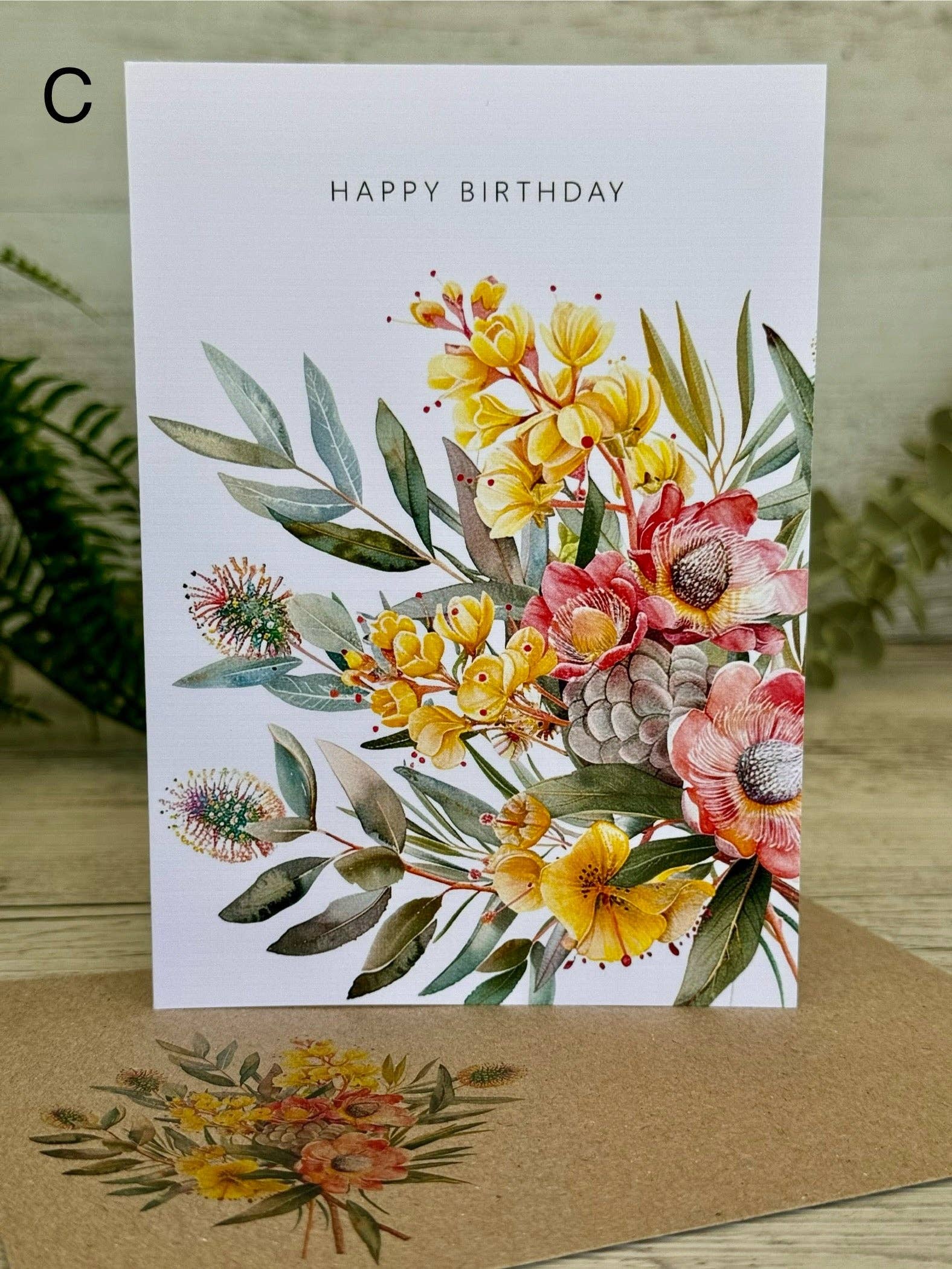 Scattered Seed Co - Vente Cartes d'anniversaire - Gamme de cartes FLORALES AUSTRALIENNES - Anniversaire - Merci etc.4