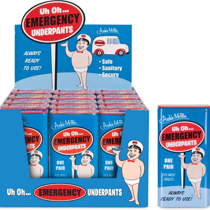Incognito - Wholesale Gag Gift/Novelty Gift - Emergency Underpants