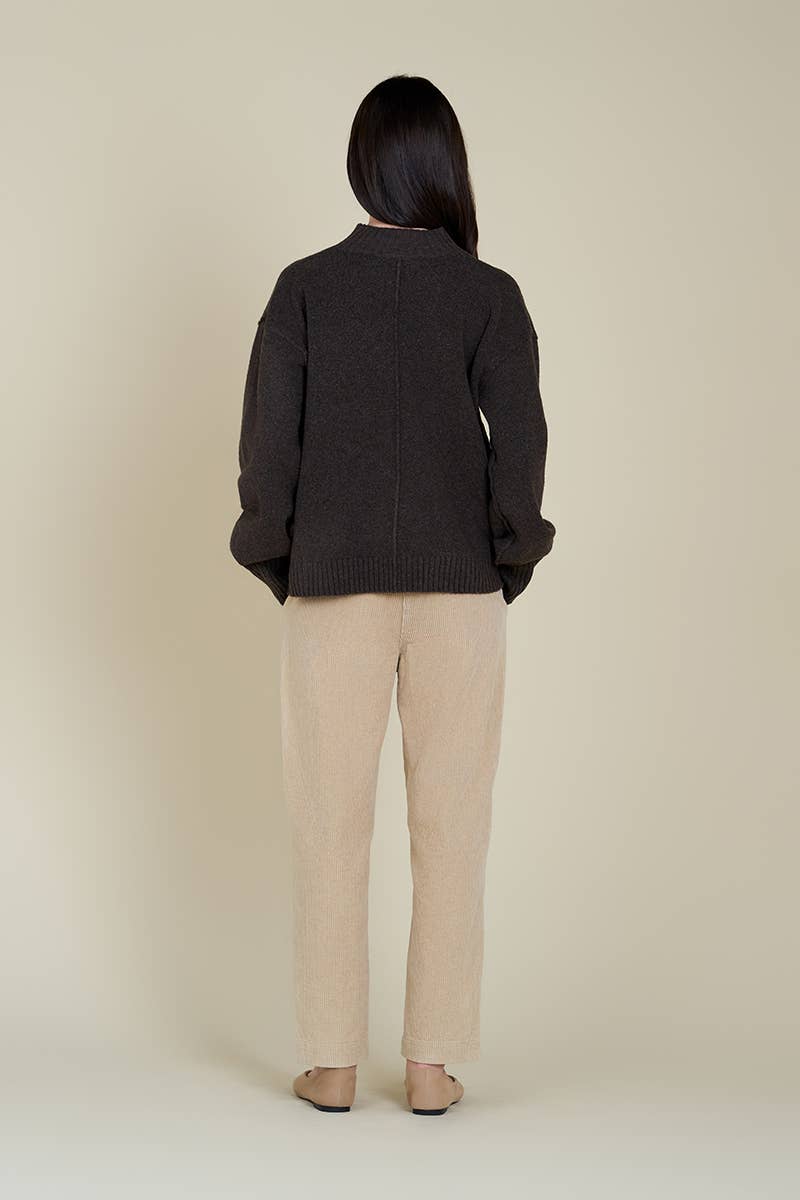 Grade & Gather - Vente Pull en maille – femme - 41804 - PULL À COL ROULÉ CÔTELÉ10