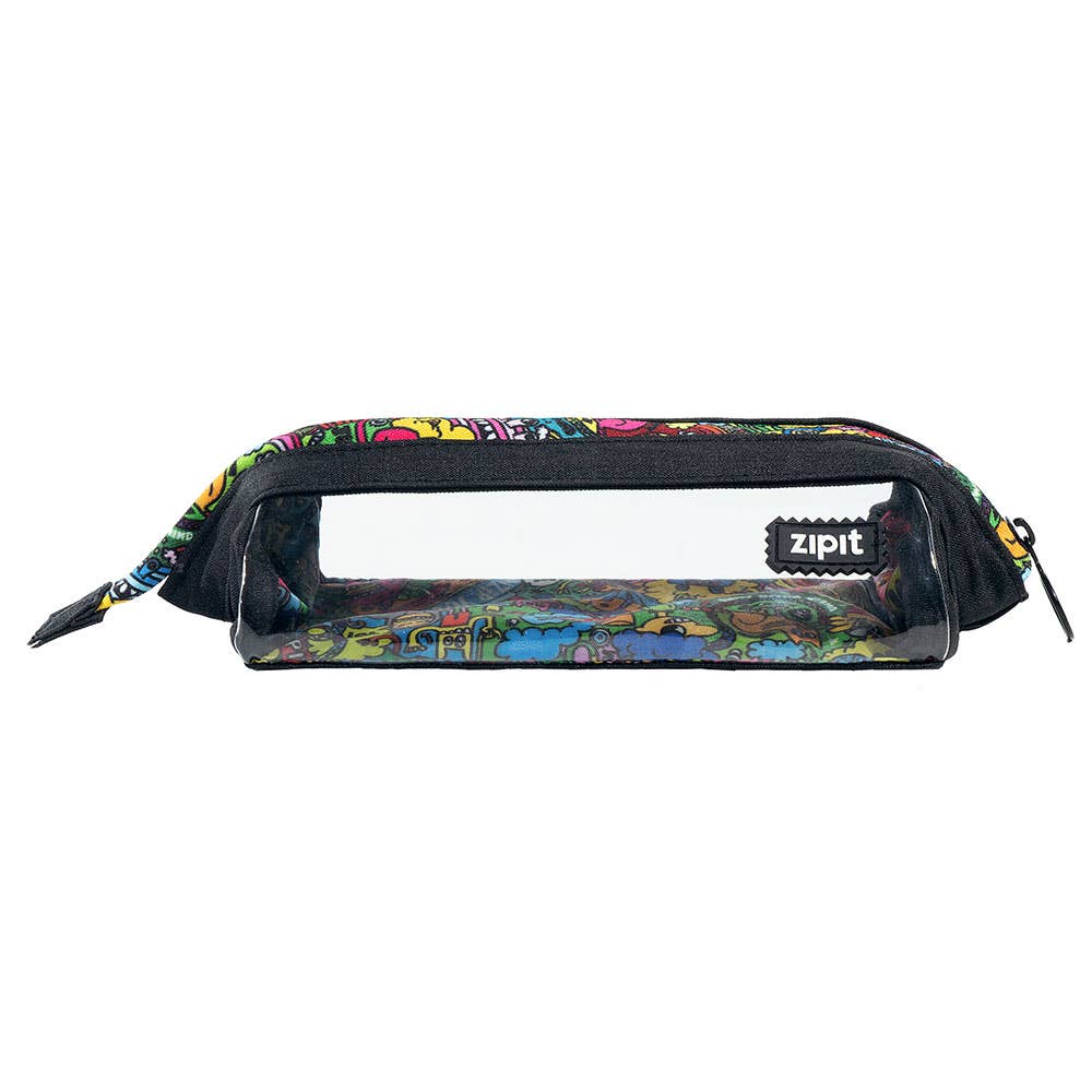ZIPIT – wholesale Pencil case/pouch – ZIPIT Clear Lenny Pencil Case1