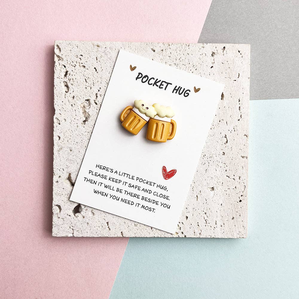 Magia Design - Wholesale Keepsake Coin/Token - Taphug - Pocket Hug Cheers Buddy4