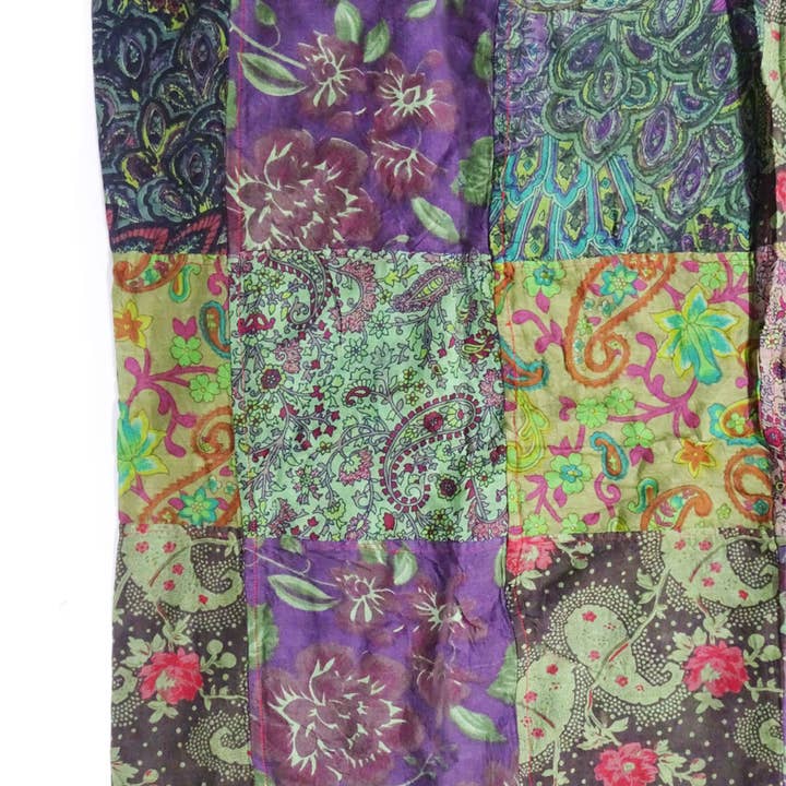 Zig Zag Asian Collection - Wholesale Scarf – Women's - Patchwork Scarf with Tassels11