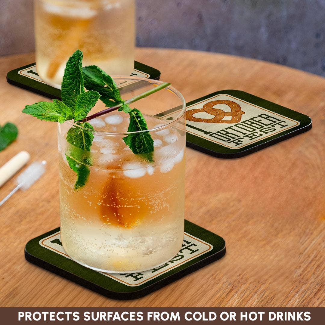 3dRose - Wholesale Coasters - 3dRose, I love Oktoberfest Pretzel, Coaster9