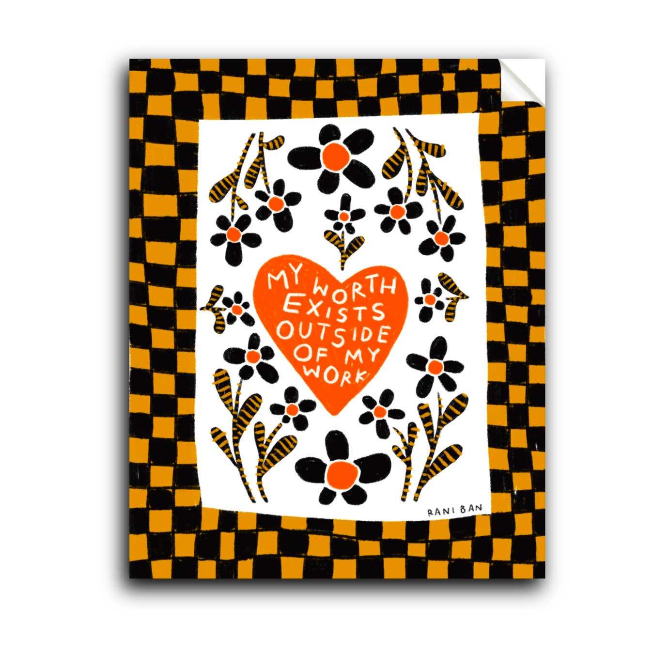 RANI BAN CO – wholesale Klistermärke – MY WORTH EXISTS Klistermärke1