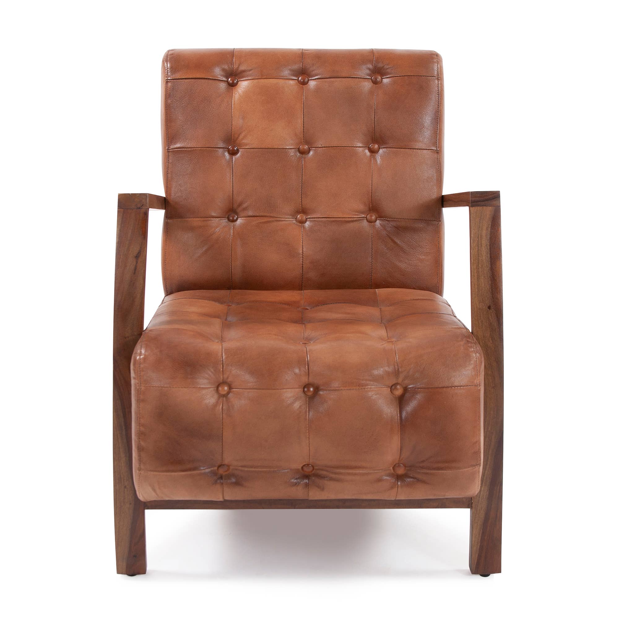 Howard Elliott on Faire - Wholesale Chair - Davenport Tufted Leather Chair2