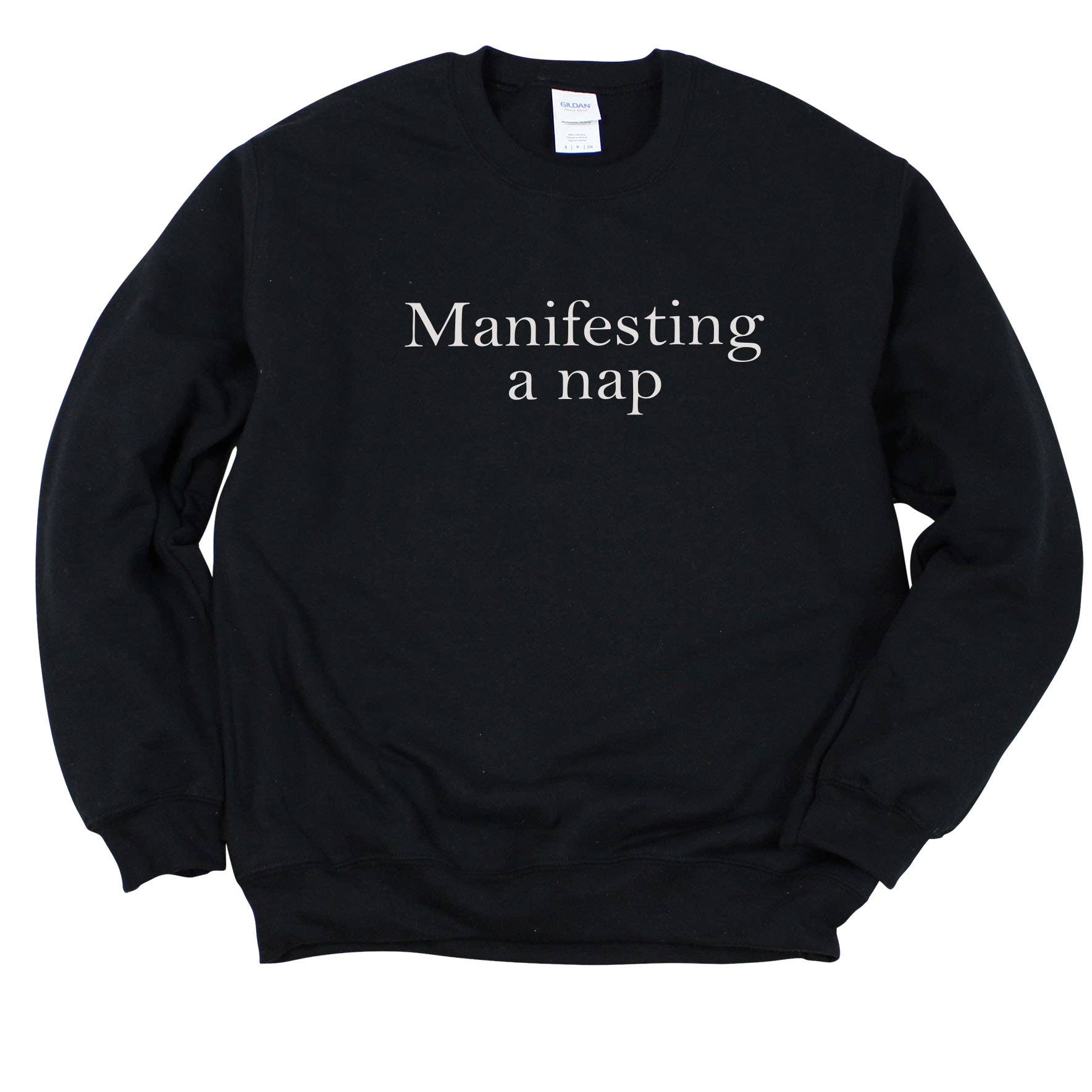 Down Home Tees - Wholesale Graphic Sweatshirt - Women's - Manifesting a Nap Funny Women's Apparel Crewneck Sweatshirt1