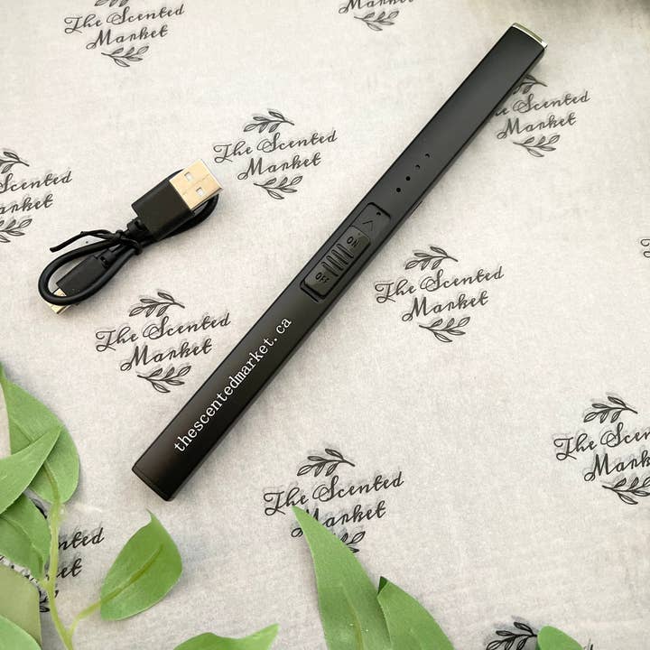 LIGHTER - USB Rechargeable Black for wholesale by The Scented Market