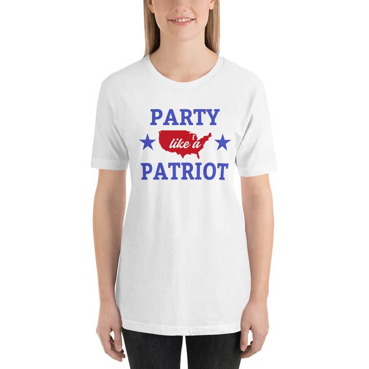 Camiseta unisex Party Patriot para venta al por mayor de Souverista