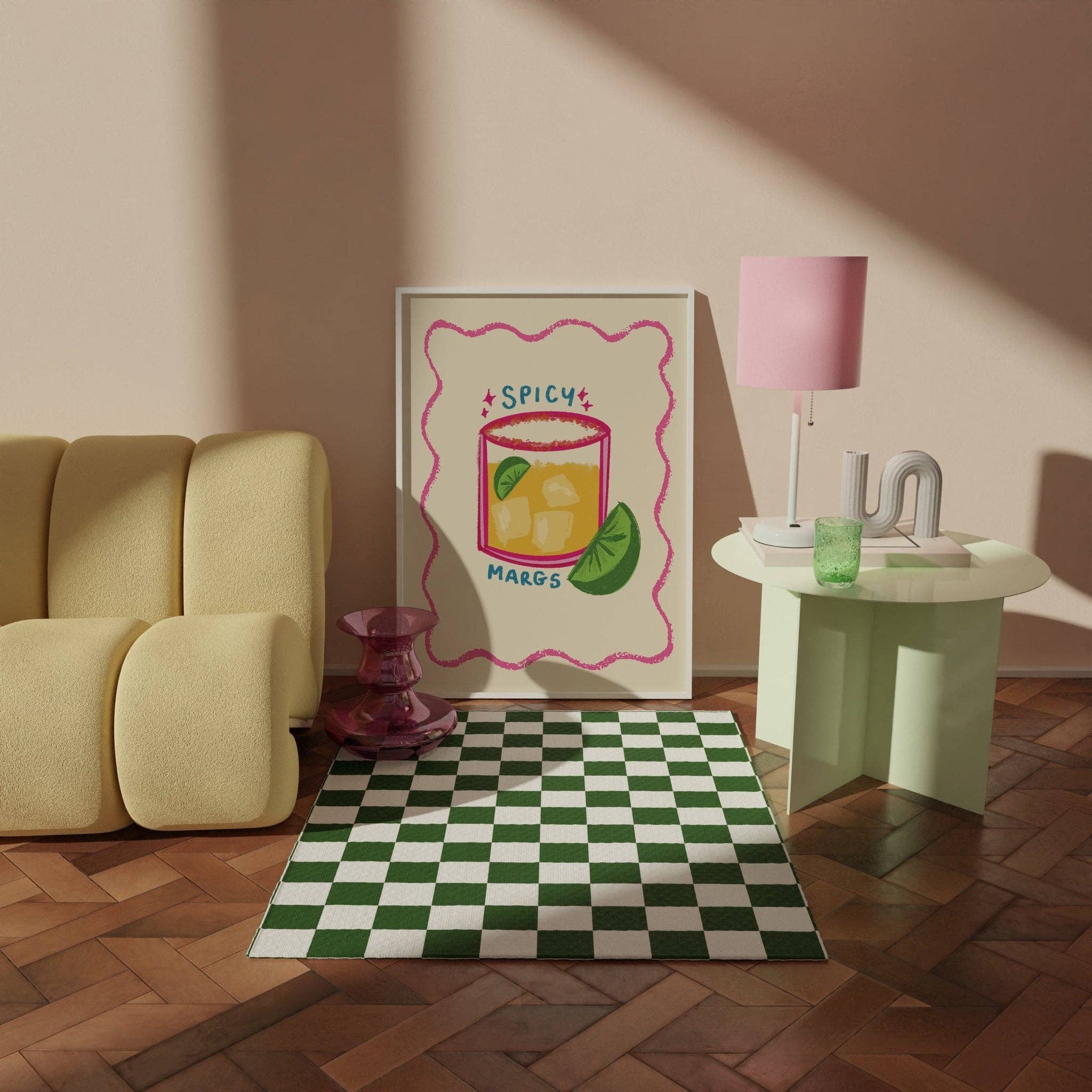 Moonshine Prints - Wholesale Art Print - Spicy Margs Cocktail Print1