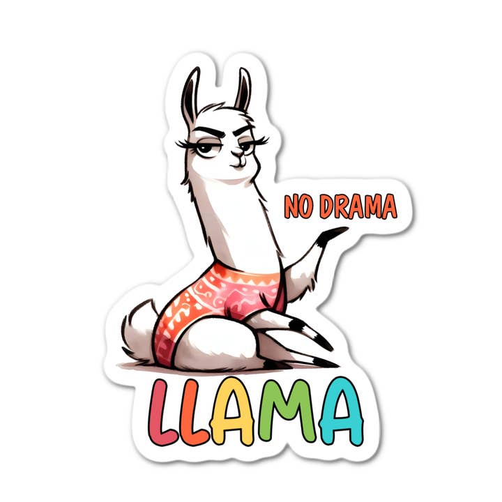 No Drama Llama for wholesale by Stick-It Expressions