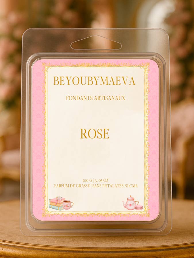 Rose Scented Melts – Breakable Cubes 80g for wholesale by Beyoubymaeva