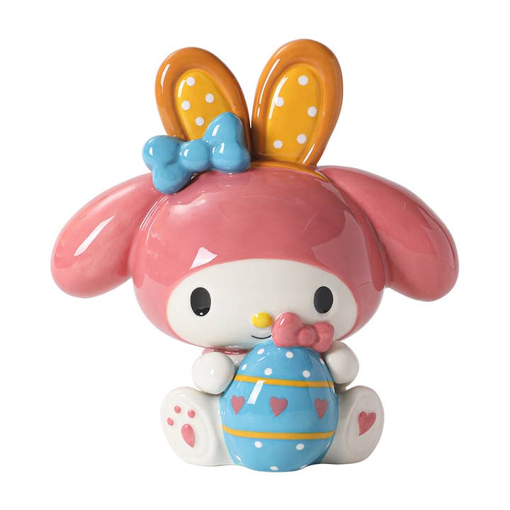 Blue Sky Clayworks - Wholesale Decorative Figurine - My Melody Bunny with Egg Figurine