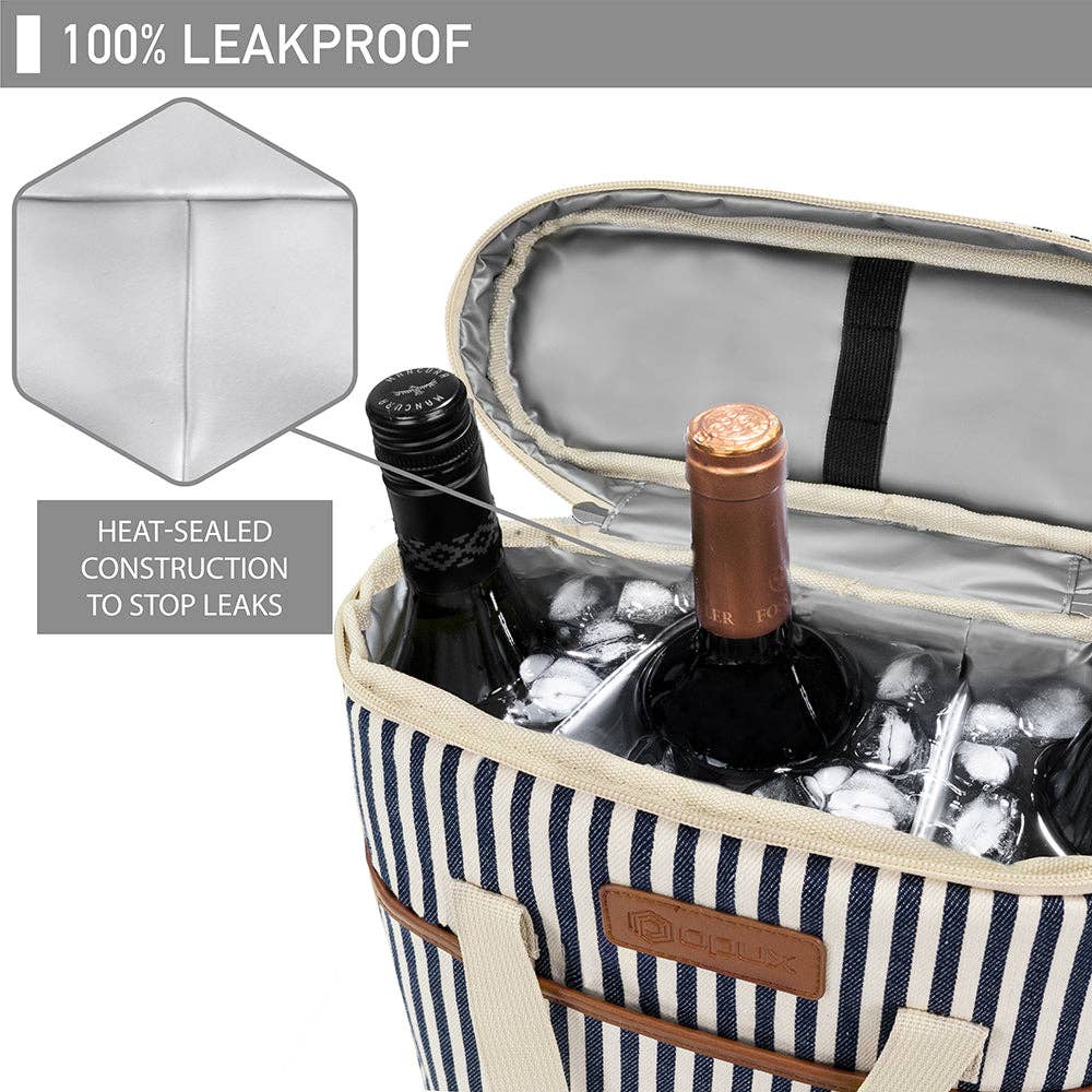 OPUX - Wholesale Wine Tote - 3 Bottle Wine Carrier Bag15