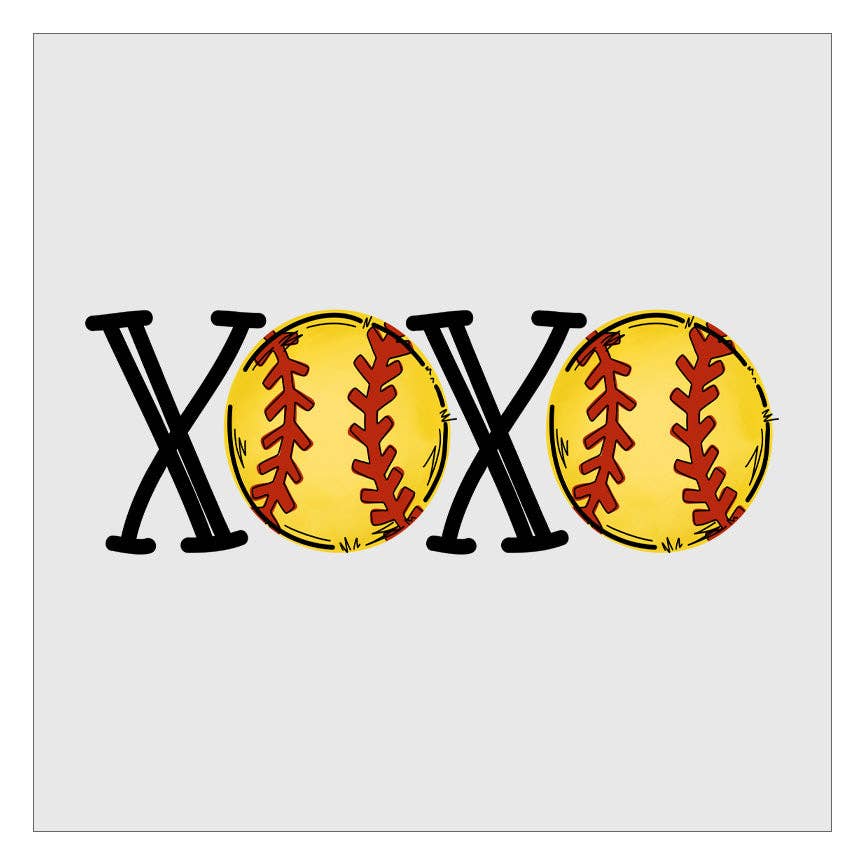 Flawless Transfers – Großhandel Sublimationsrohling – XOXO Softball DTF-Transfer