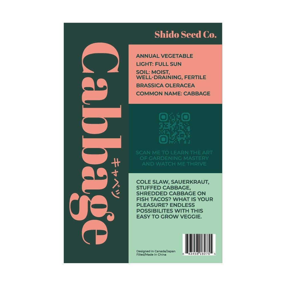Chive Canada - Vente Graines de plantes - Shido Graines Chou Sachet de Graines de Légumes1