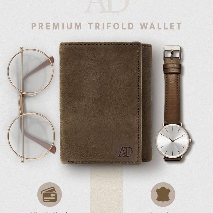 Access Denied Accessories - Wholesale Wallet - Men's - Trifold Wallets for Men Slim RFID Blocking Wallet Gifts Man47