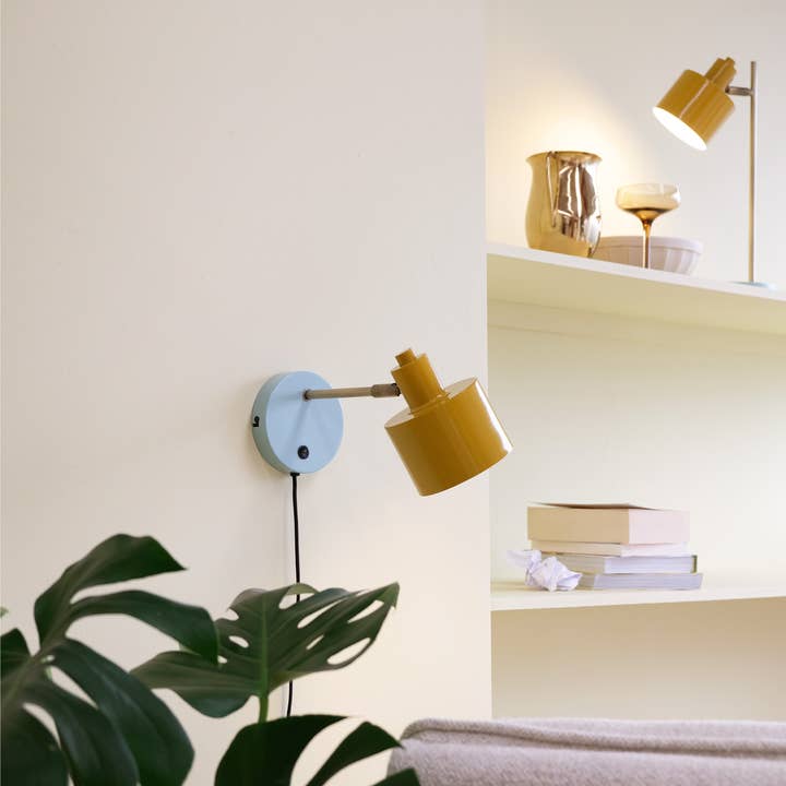 Dyberg Larsen - Wholesale Sconce - Ocean Curry/ Brass/ Turquoise Wall Lamp6