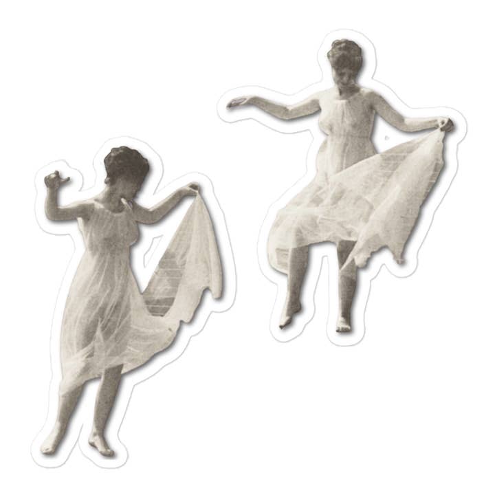 "Dancing Duo 2" - Sticker Sheet for wholesale by Tiny Cow Designs