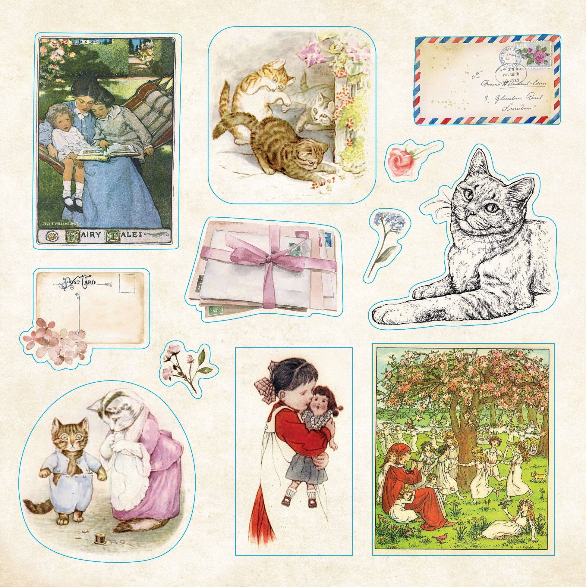 Peter Pauper Press - Wholesale Sticker - Bibliophilia Ephemera Sticker Book5