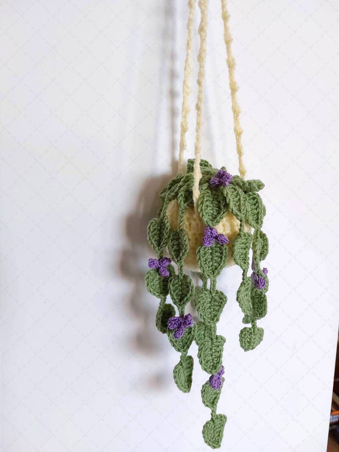 TOMOPOD LLC - Wholesale Ornament - Crochet Plant Hanging Ornament, Houseplant Decor, Home Decor3