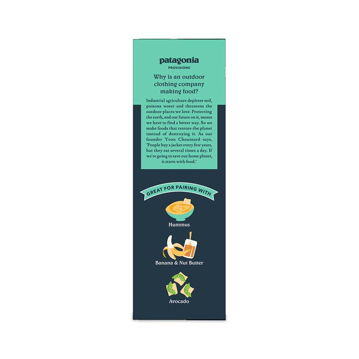 Patagonia Provisions - Wholesale Crackers - Organic Sourdough Sea Salt Crackers (4.4 oz box)