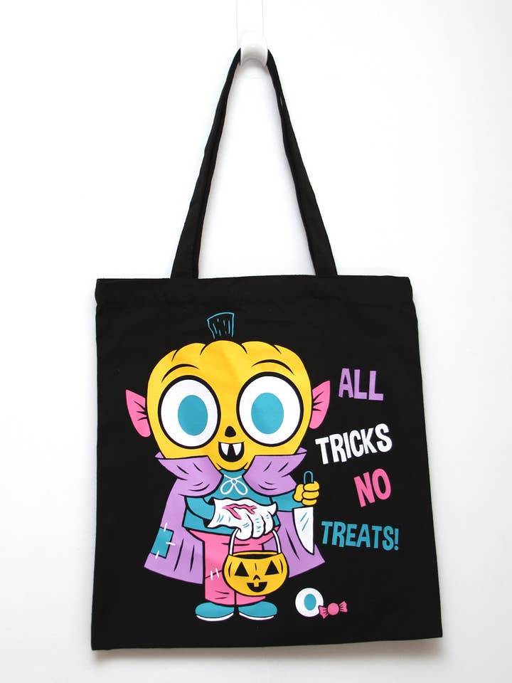 Tote bag di Halloween: solo scherzi, niente dolcetti per la vendita all'ingrosso da parte di Jellykoe