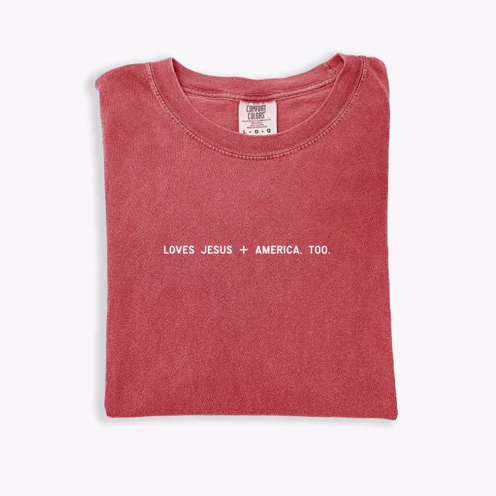 Ama Jesus + América, Também. T-shirt Unissexo por atacado de SBG Co.