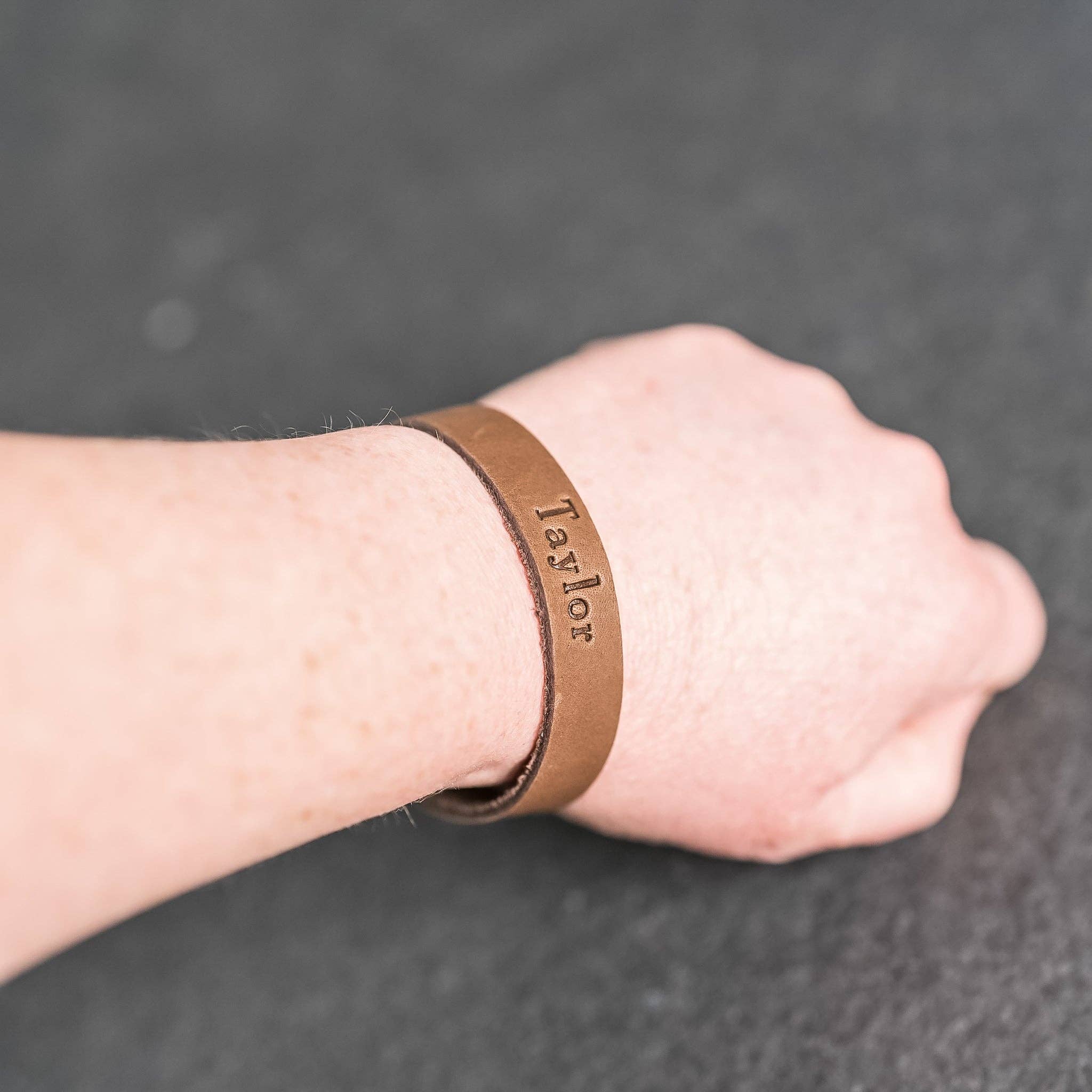 Ox & Pine - Wholesale Armband met kralen - Gepersonaliseerde Leren Enkelvoudige Wikkelarmband3