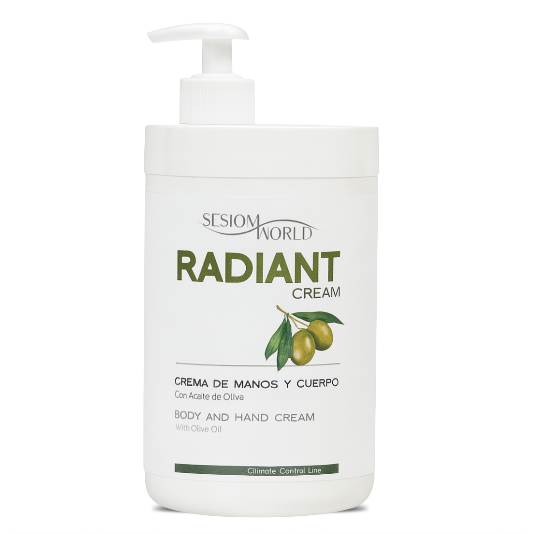 sesioMWorld - M·O·I Professional - Wholesale Body Cream/Lotion - RADIANT HAND/BODY CREAM with olive oil 1 KG0
