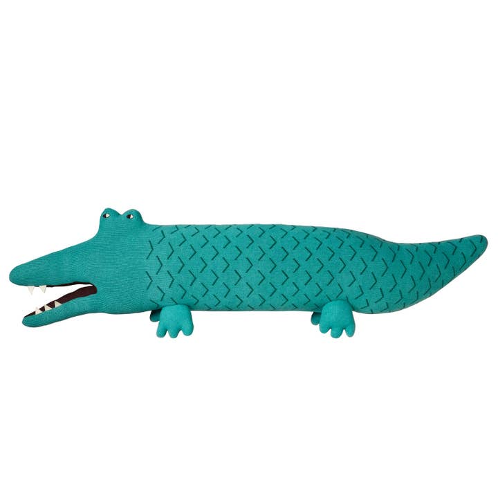 Crocodile (made in) Dundee Bolster Cushion for wholesale by Donna Wilson
