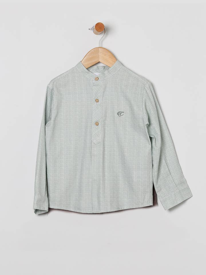 Drenges Vichy-skjorte for engroshandel hos COCO ACQUA