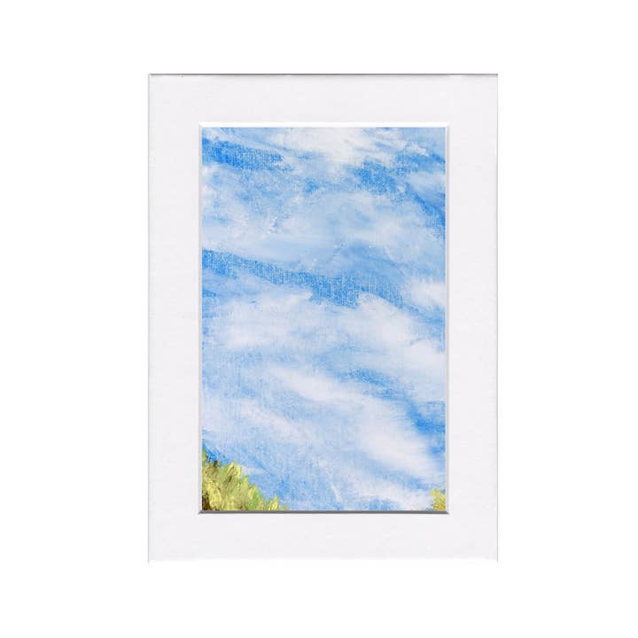 Miniimpresión de paisaje con vista desde la cima de un árbol para venta al por mayor de Fine Art For Small Spaces