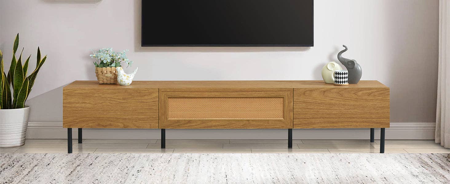 39F Inc. - Wholesale Cabinet - TV Stand for TVs up to 80'' , Modern Farmhouse Media Console21