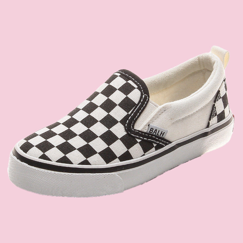 APHISON - Wholesale Slip On Sneakers - Women's - Womens and Kids Black and White Checker Slip-ons1