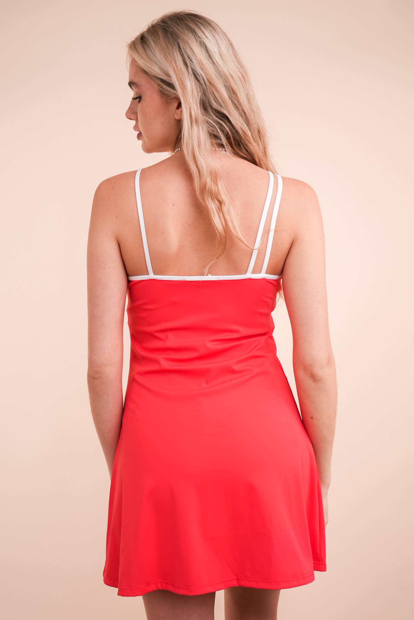 VERY J - Wholesale Athletic Dress - Women's - ND31660-Activewear Mini Dress with Inside Lining10