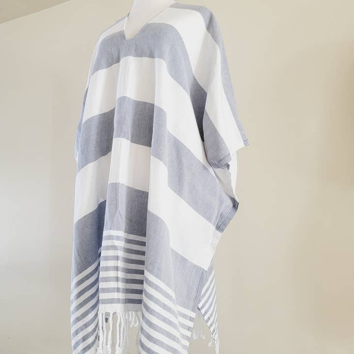 EBRU Home – Engroshandel Strandbadekåbe – Dame – Strand Cover-up, strand kjole, håndlavet kjole med kvast1