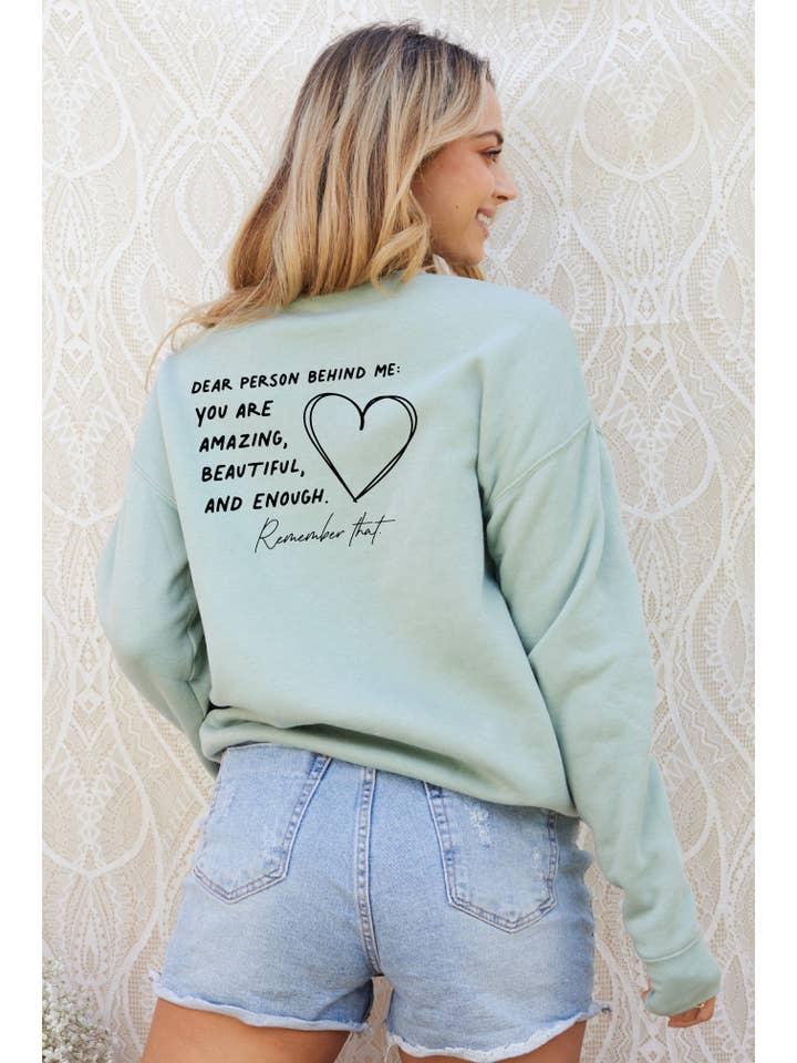 OAT COLLECTIVE - Wholesale Graphic Sweatshirt - Women's - YOU MATTER Graphic Sweatshirt7