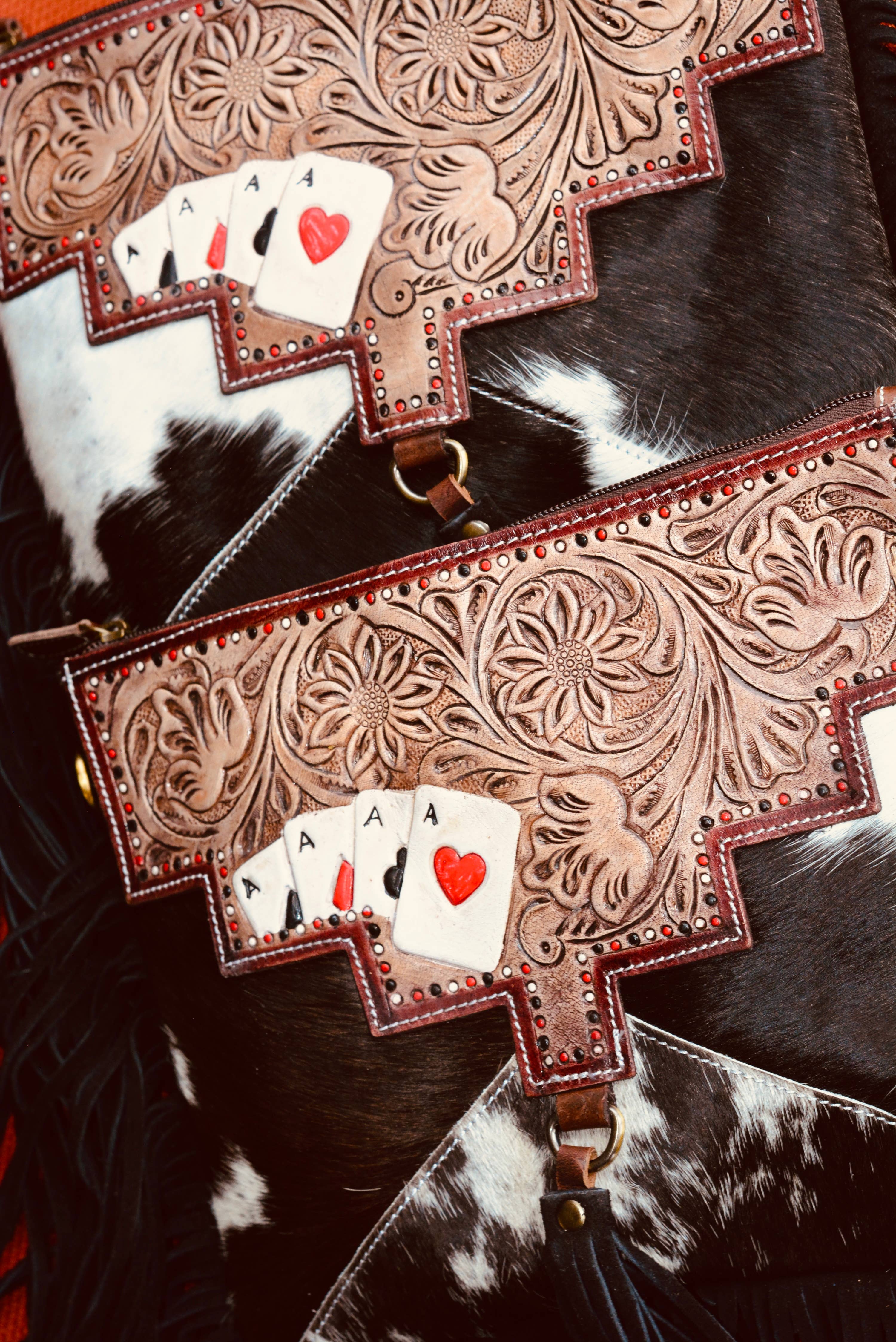 FRINGE & LUXE - Wholesale Crossbody Bag - Women's - Ace's cowhide tooled crossbody bag3