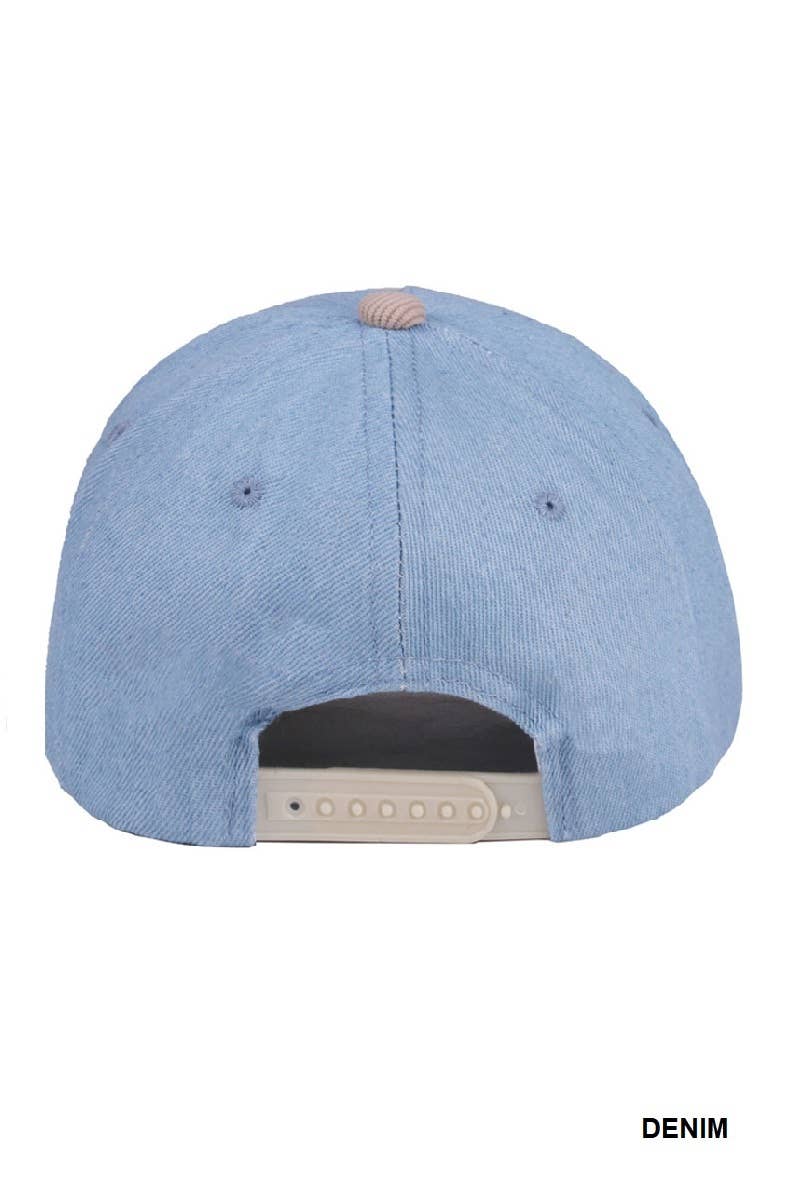 Vanilla Monkey - Vente Casquette de baseball – unisexe - Casquette en velours côtelé bicolore simple7