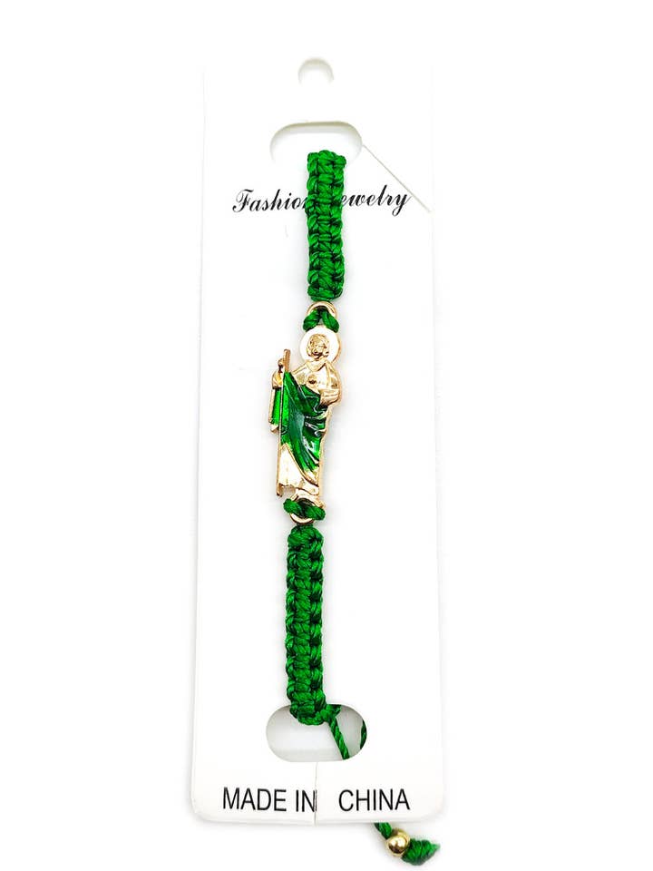 San Judas Tadeo Draad Armband #2 voor wholesale door Lucylou Collection