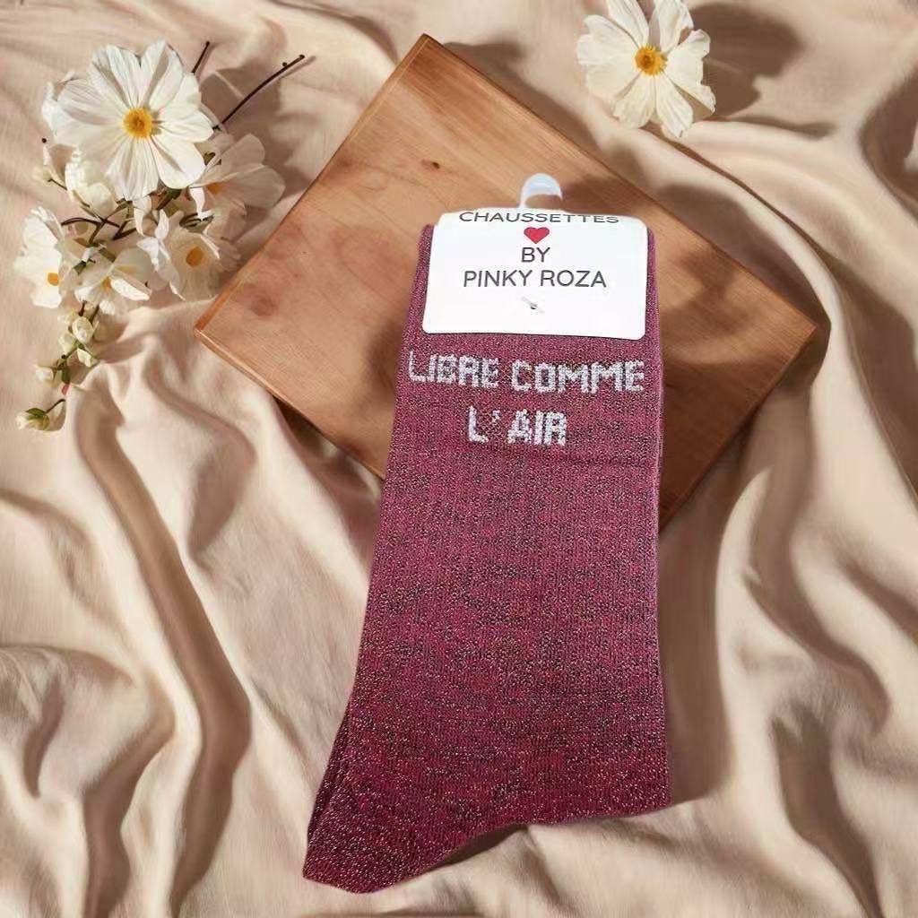 Anais - Wholesale Socks - Women's - high glitter sock36